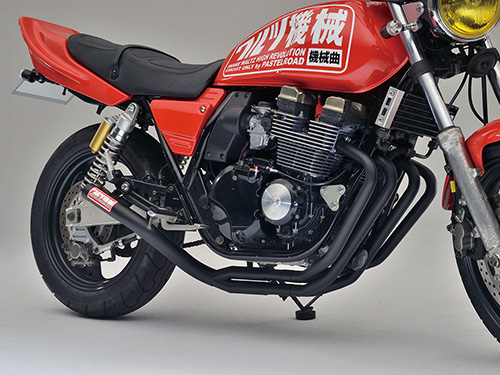 XJR400ワルツ機械曲げマフラー アウタータイプ 黒 / パステルロード